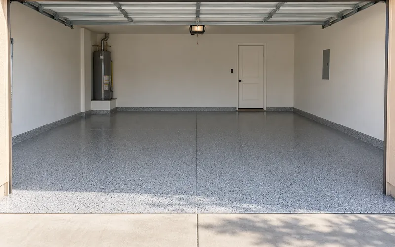 Illustrative peoria az garage-floor coatings scene